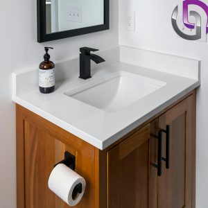 Тумба под раковину из ПВХ (зеркало + тумба под раковину + умывальник)